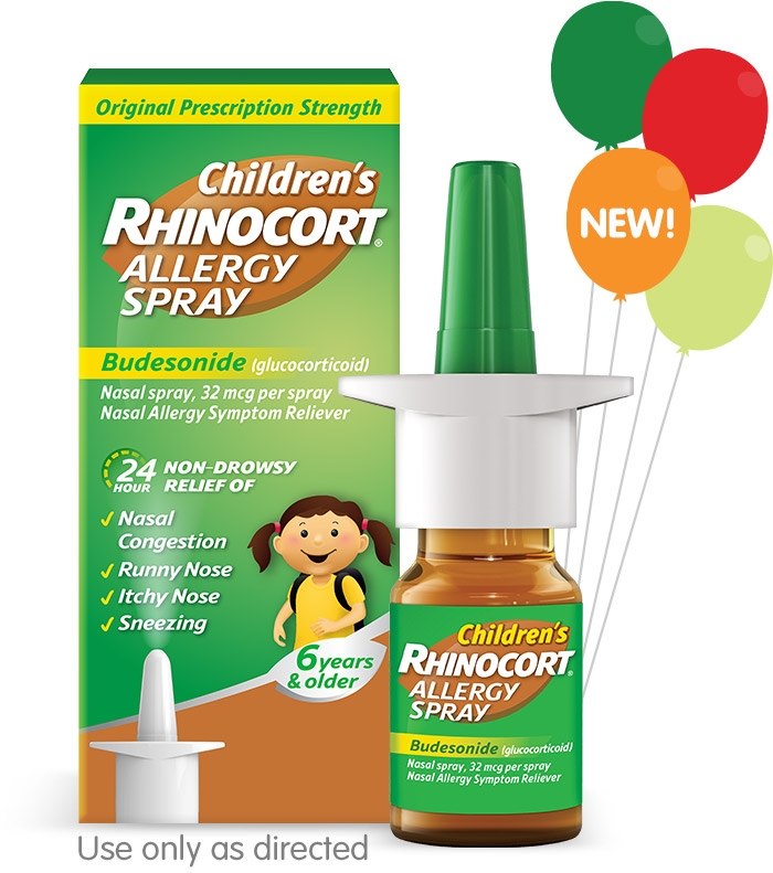 24 hr rhinocort nasal spray for kids